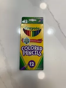 Crayola Colouring Pencils - Assorted Colours (Pack of 12) - Picture 1 of 5