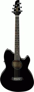 Ibanez TCY10E BK Acoustic-Electric Guitar (Black High Gloss) - Picture 1 of 4
