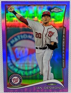 IAN DESMOND 2014 Topps Chrome PURPLE REFRACTOR #97 Washington NATIONALS - Picture 1 of 3
