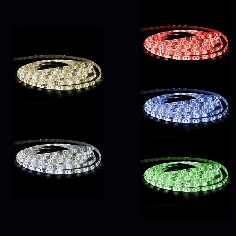 1m - 30m 3528 SMD 60 LED striscia LED nastro +trasformatore / multicolore nuovo - Immagine 1 di 1