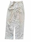 Bridgewater Pants Linen Blend Cream Off White Mens 36 x 34 Vintage