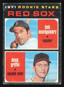 1971 Topps #176 Red Sox Rookies - Bob Montgomery / Doug Griffin RS, RC - - Fair