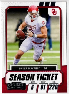 2021 Panini Contenders Draft Picks Baker Mayfield No. 19 Oklahoma Sooners - Bild 1 von 2