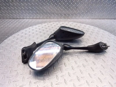 2002 01-05 Yamaha Fazer FZ1 FZS1 FZS1000 Left Right Rearview Mirror Glass - Image 1 of 4