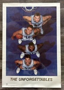 Vintage Kentucky Wildcat Basketball The Unforgettables Autographed Poster 16x24