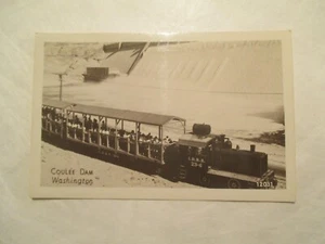 RPPC Washington Postcard Coulee Dam Real Photo WA WN - Picture 1 of 2