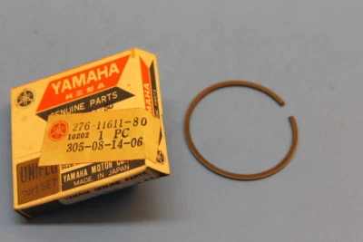 NOS YAMAHA HT1 HT1MX 1ST O/S 0.25 PIEZA ANILLO PISTÓN # 276-11611-80-00 Foto 1 de 4