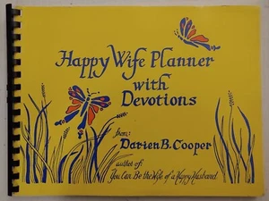 Happy Wife Planner with Devotions 1980 Darien B. Cooper EXCELLENT UNUSED - Picture 1 of 5