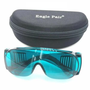 Gafas de protección láser OD4+ 190-380nm y 600-760nm CE rojas 635nm 650nm - Imagen 1 de 5