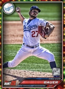 [DIGITAL CARD] Topps Bunt - Trevor Bauer - 12 Days of Topps 21 S1 - Holiday - Picture 1 of 1