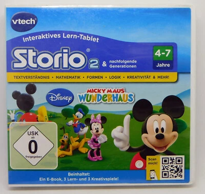 Micky Maus Wunderhaus - Disney Lernspiel - vtech Storio 2 Lerntablett - #2 - Bild 1 von 3