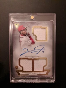 2018 Topps Triple Threads Victor Robles Rookie Auto Relic /75 - Picture 1 of 3