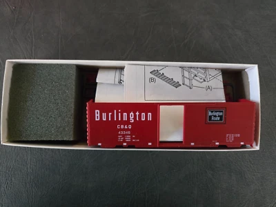 InterMountain HO Burlington 40' Box Car CB&Q #43346 - Image 1 of 2
