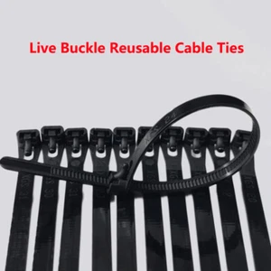 Correas de cable ajustables gancho y bucle correa reutilizable Empuñadura de hebilla ordenada - Imagen 1 de 24