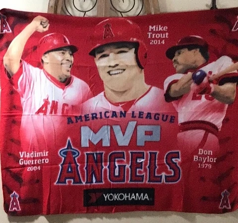 #450 NWOT Angel Stadium Giveaway MVP Blanket Cover