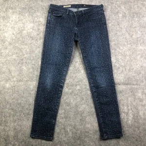 AG Adriano Goldschmied Womens Size 26 Blue The Stevie Ankle Slim Straight Jeans - Picture 1 of 9