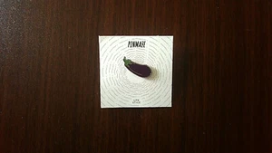Lapel Pin - Eggplant - Pinmaze Lifestyle - Picture 1 of 2