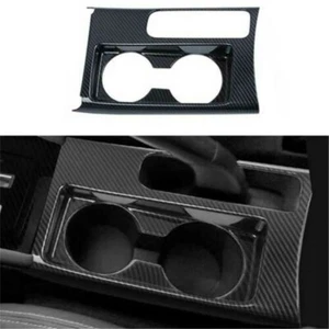 Carbon Fiber Front Water Cup Cover Trim For Mitsubishi Outlander Sport 2020-2024 - Bild 1 von 7