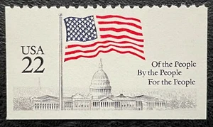 1985 Scott #2116, 22¢, FLAG OVER CAPITOL DOME - Booklet Single - Mint NH - - Picture 1 of 1