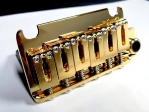 NEW Gotoh 510T-FE1 Non-locking 2 Point Tremolo Bridge w/ Hardware - GOLD - Picture 1 of 6