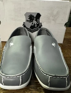 VLADO LUXURY ELITE Herren GRAU Halbschuhe Schuhe Größe 10,5 NEU IM KARTON - Bild 1 von 8