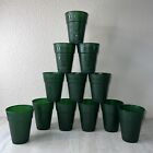 Set Of 12 Jagermeister 12 Oz Cups W Jager Stag Logo Green Plastic