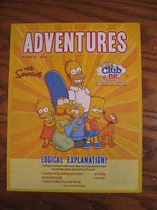 Burger King - The Simpsons - Adventures Leaflet - Vol. 19 Issue 11 - 2008 - Picture 1 of 7