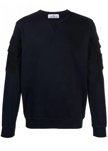 Felpa Stone Island 2XL XXL Navy nuova con etichetta 26 pollici PTP