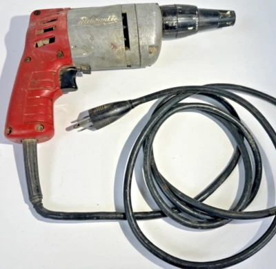 Vintage Milwaukee 6750-1 Corded Drywall Screw Gun Drill Screw Shooter Tested - Image 1 of 4