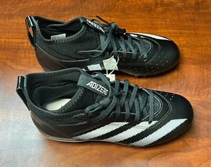 Adidas Adizero Impact. 2 Big Kids Football Cleats Size 5.5 Black/ White IF2519 - Picture 1 of 8