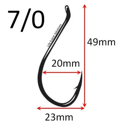 ** FREE SHIPPING ** Bulk 50 ~ 1000x, 7/0 Octopus Beak Suicide Fishing Hooks  - image 1 of 2