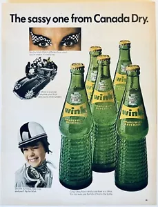 1960s Canada Dry WINK Grapefrut Soda Vintage Magazine Advertising 14x11" - Picture 1 of 1