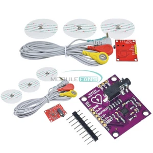 AD8232 Single Lead Doppelpol Puls Herzfrequenzmesser EKG Sensor Kit Arduino. - Bild 1 von 7