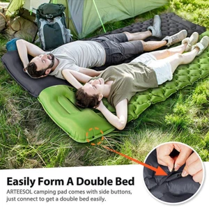 200*70CM Camping Sleeping Pad Thick Self Inflating Air Bed Hike Mattress Outdoor - Picture 1 of 10