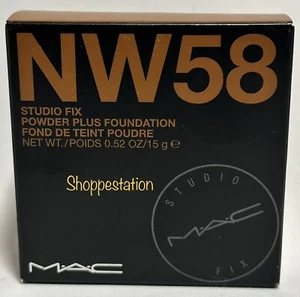 MAC Studio Fix Powder Plus Foundation Shade NW58 Full Size 15g Original Formula - Picture 1 of 4
