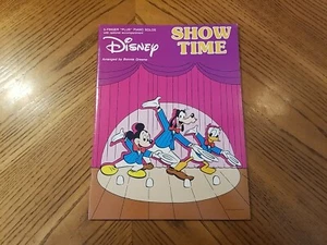 Disney Show Time 5 Finger Plus Piano Solos Sheet Music Book Scarce Vintage 1986 - Picture 1 of 5