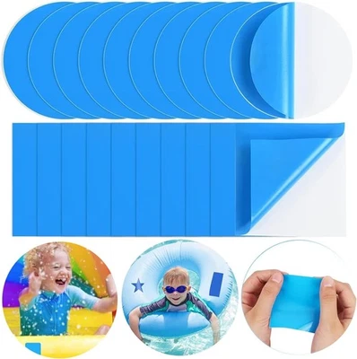 20 Stück Pool Reparaturset Unterwasser,Kleber für Poolfolie Pools Flicken Unter  - Bild 1 von 4