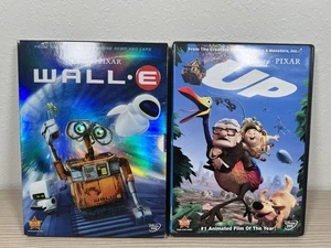Disney Pixar WALL-E Up DVD Lot Animated Movie Kids Family Film Slipcover Bonus - Foto 1 di 4