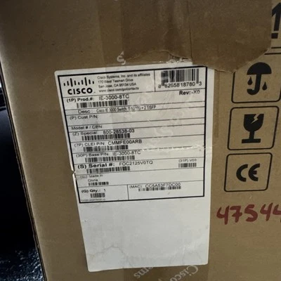 NEW CISCO IE-3000-8TC MANAGED IE SWITCH BASE MODULE 8 X 10/100/100BASE-TX PORTS - Image 1 of 4