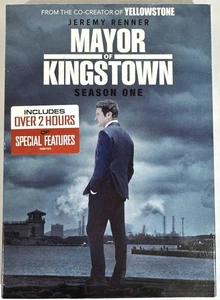 Mayor of Kingstown Season One DVD 2021 Jeremy Renner Crime Thriller w Slipcover - Picture 1 of 4