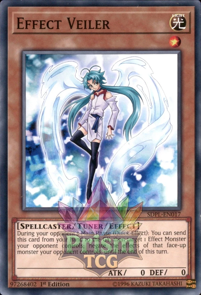 1st Ed Effect Veiler SDPL-EN017 Yugioh - Image 1 of 1