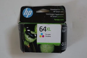 NOWY Oryginalny trójkolorowy wysokowydajny wkład atramentowy HP 64XL Exp 07/2024 - Zdjęcie 1 z 5