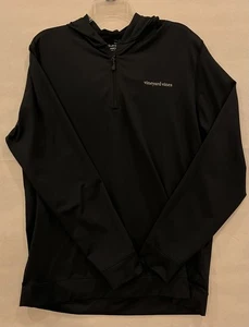 Vineyard Vines Hoodie Mens Large Blue Sankaty Performance Pullover Sweatshirt - Picture 1 of 10