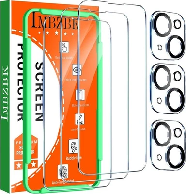 BRANDED Apple IPhone 14 Screen Protector Tempered Glass HD Clear Anti Scratch Saver 3Pc