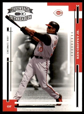 2004 Donruss Throwback Threads Ken Griffey Jr. Cincinnati Reds #56 - Image 1 of 2