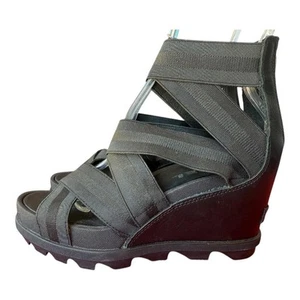 Sorel Joanie II Damen-Riemchensandale Plateau Keilabsatz Größe 10 - Bild 1 von 5