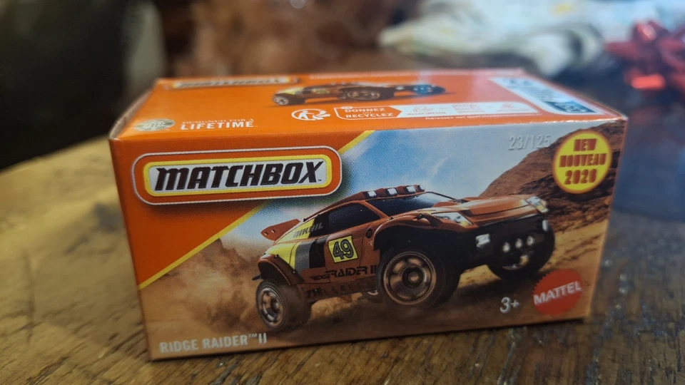 Matchbox 2026 Power Grabs MBX RIDGE RAIDER II 4x4 DESERT RALLY RACER  - image 1 of 1