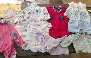 87 Vtg Baby Toddler Kids Clothes Lot Dresses Shirts Bottoms Tops 80's 90's Y2K - Picture 1 of 24