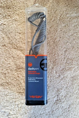  Ventev Dashport 2100c Dual USB Car Charger w Micro USB -Charges 2 devices New - Image 1 of 4