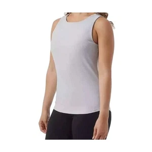 32 Degrees Cool Women’s Pearl Blue Soft Fabric with Built-In-Bra Top Medium - Picture 1 of 6
